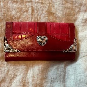 Brighton Cherry Red Clutch / Bill Holder